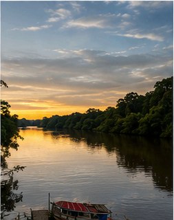 Pôr do sol no Manicoré